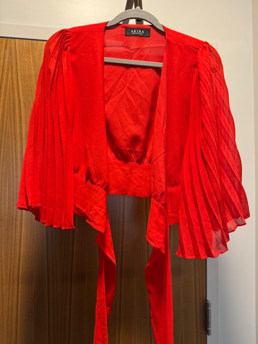 Akira Red Crop Top - Picture 7 of 7